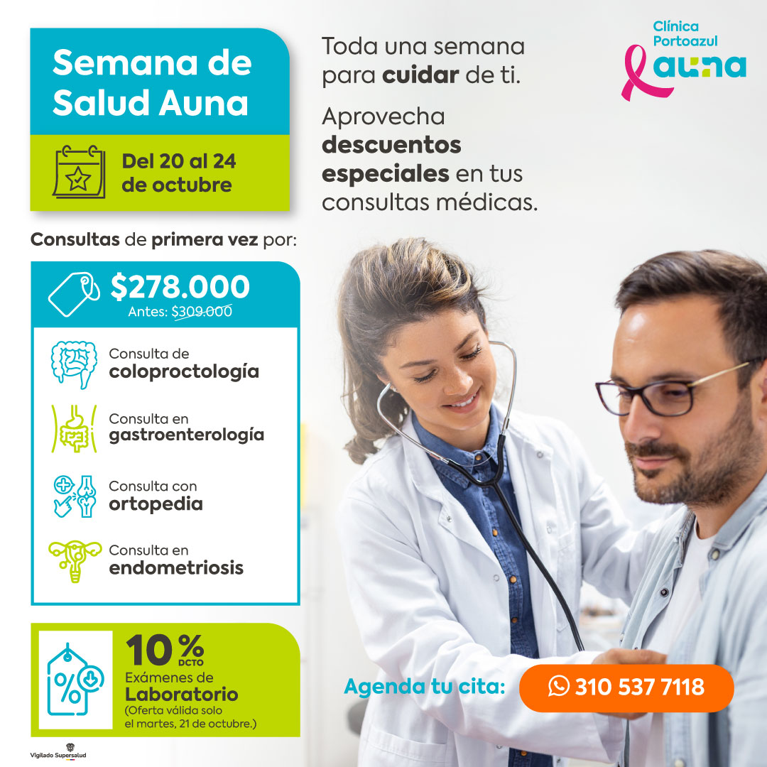 pop up promoción semana de la salud
